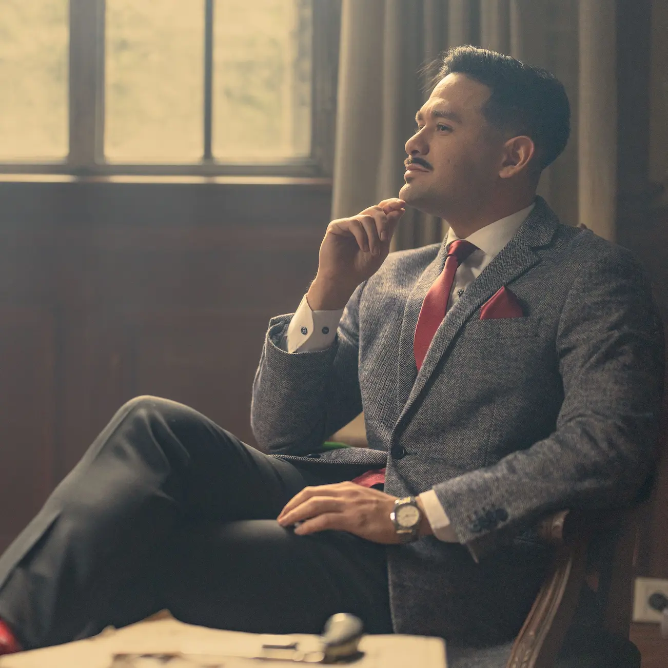 A professional in a meeting setting